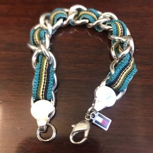 Vintage Tommy Hilfiger ribbon chain bracelet